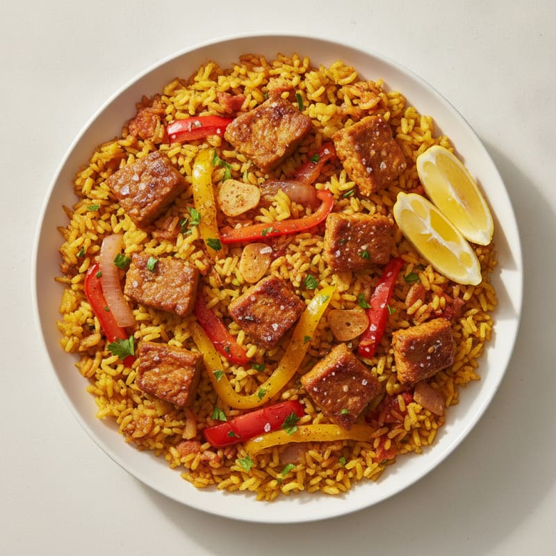Classic Spanish Vegetable Paella