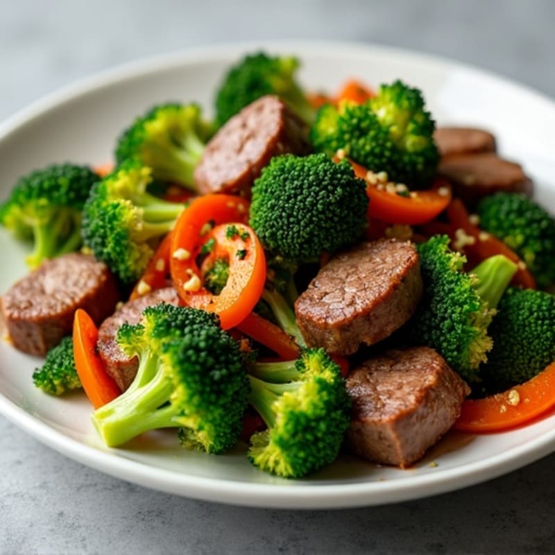 Ginger-Garlic Beef and Broccoli Stir-Fry