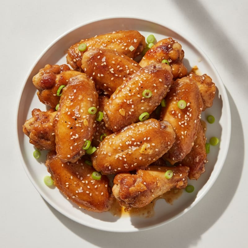 Honey-Garlic Glazed Chicken Wings
