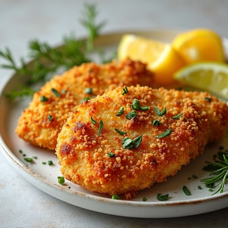 Crispy Baked Buttermilk Chicken with Herbs