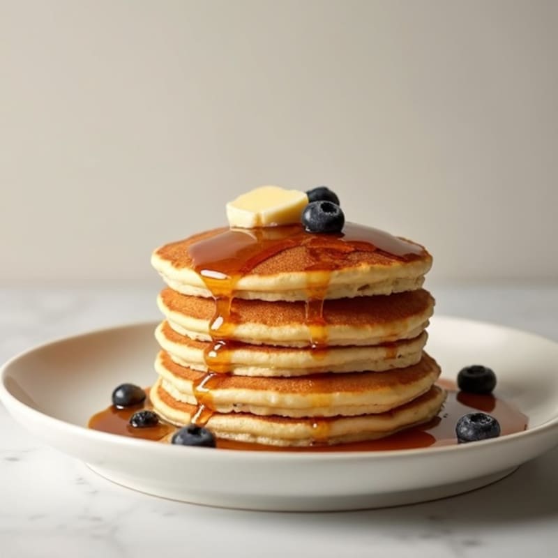 Fluffy Greek Yogurt Protein Pancakes
