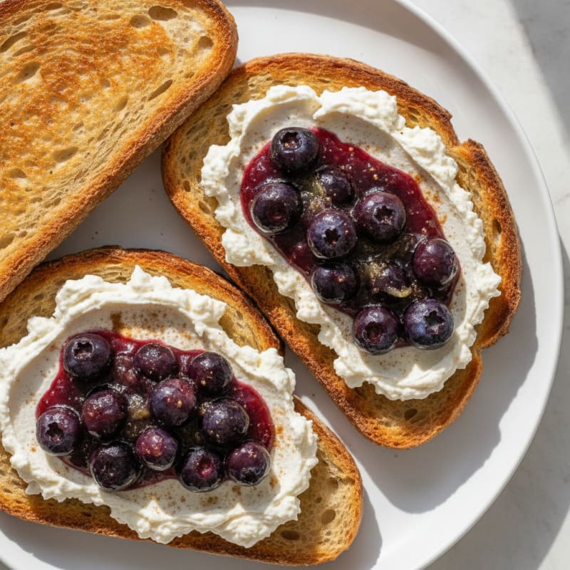 Blueberry Sourdough Cream Cheese Danish