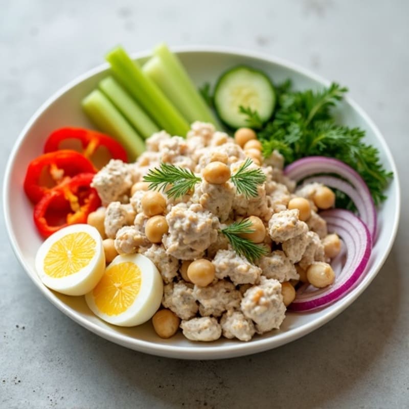 Creamy Tuna Salad with Crunchy Veggies