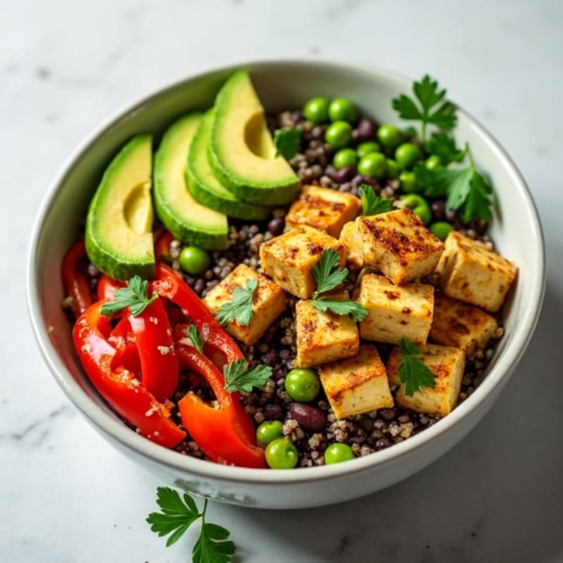 Citrus-Lime Black Bean Quinoa Bowl
