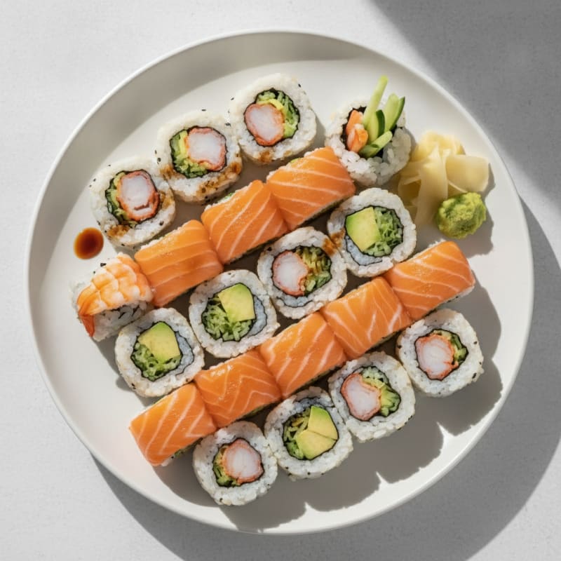 Assorted Fresh Sushi Rolls