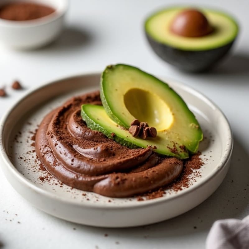 Silky Dark Chocolate Avocado Mousse