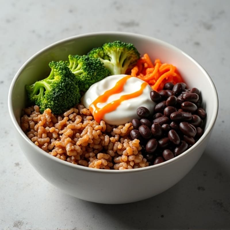 Seasoned Ground Beef Bowl with Special Sauce