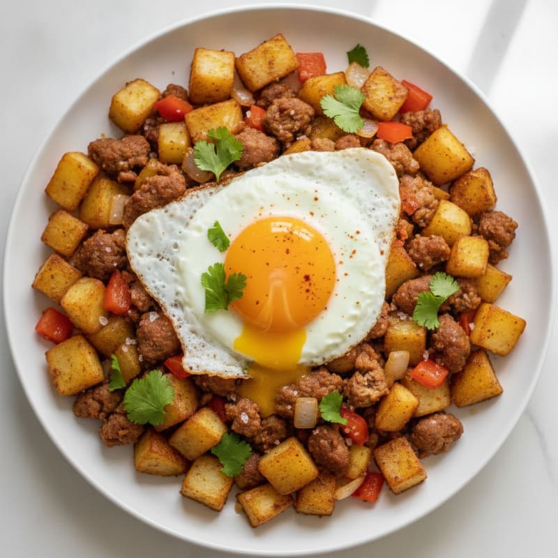 Spicy Chorizo and Potato Hash
