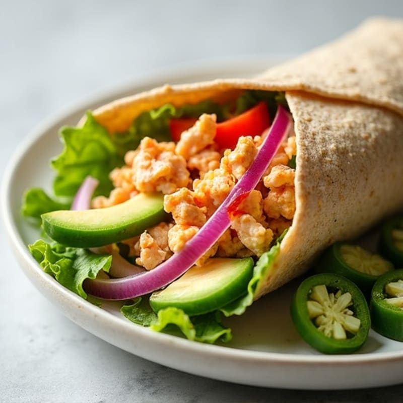 Fresh Spicy Tuna Wraps