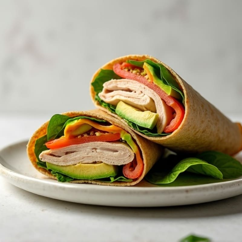 Fresh Turkey Avocado Wrap