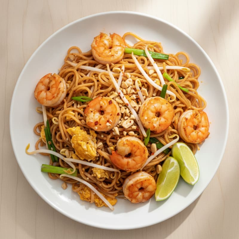 Shrimp Pad Thai Noodles
