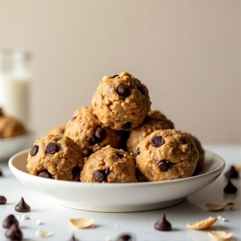 No-Bake Chewy Protein Cookie Dough Bites