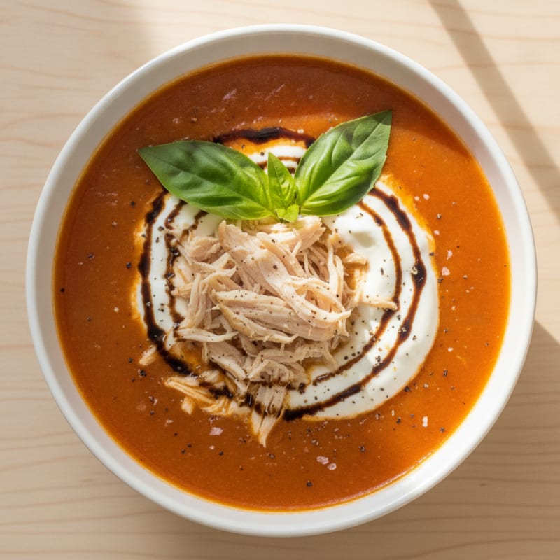 Roasted Tomato Basil Soup