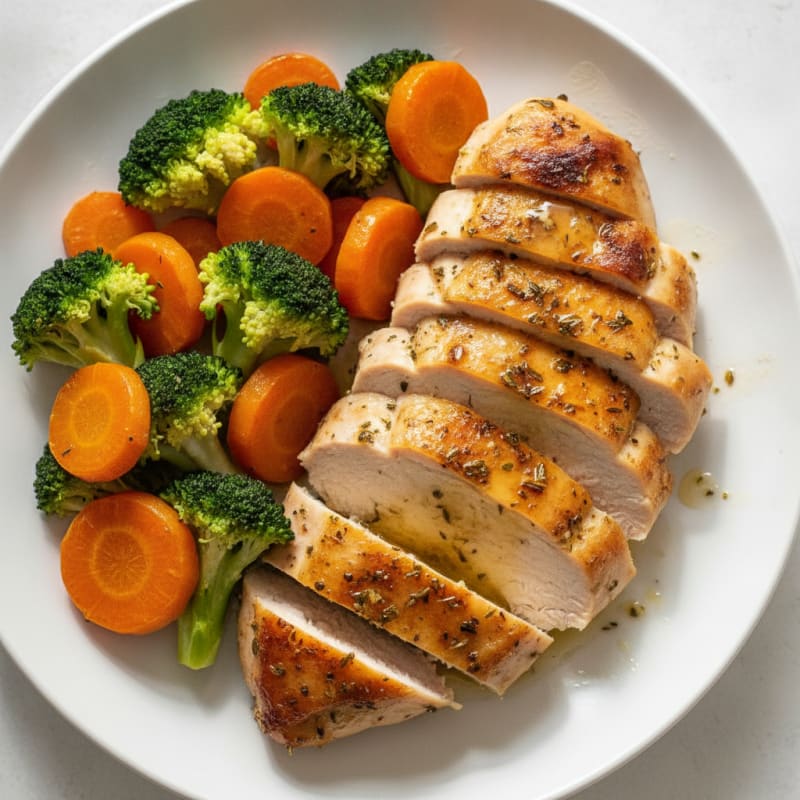 Herb-Roasted Rotisserie Chicken with Root Vegetables