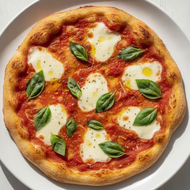 Classic Margherita Pizza with Fresh Basil