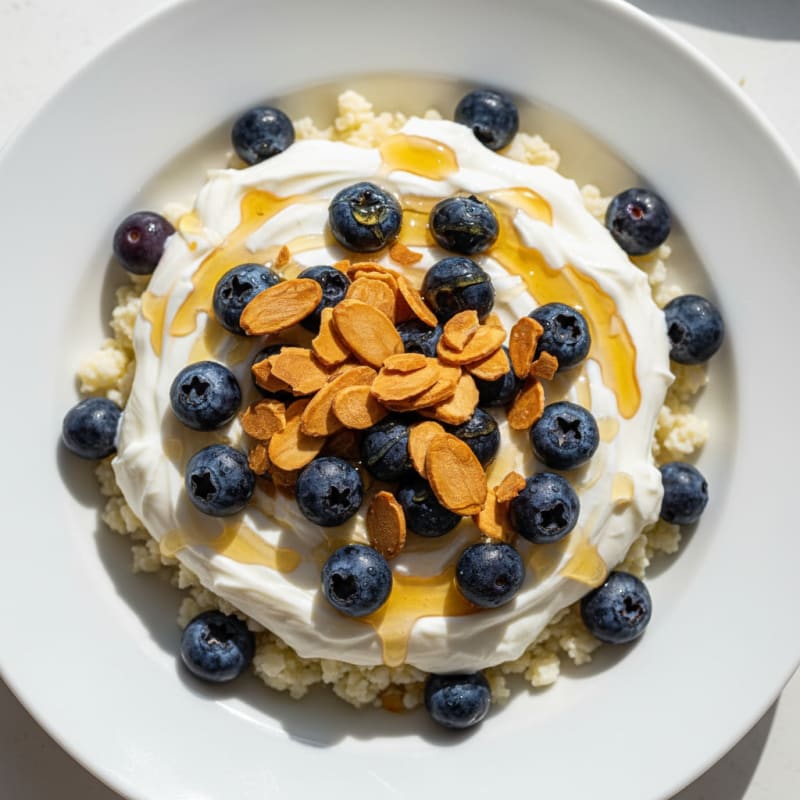 Creamy Greek Yogurt Protein Parfait with Berries