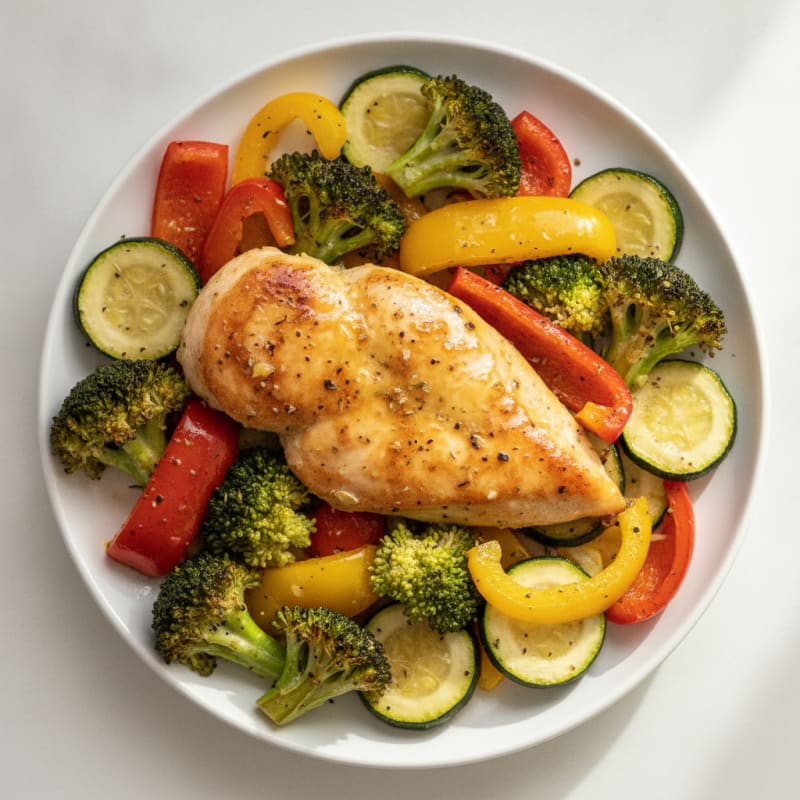 Sheet Pan Lemon Herb Chicken and Veggies