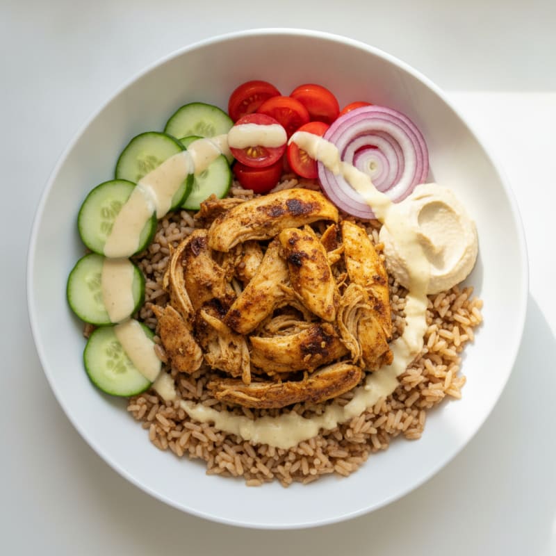 Chicken Shawarma Rice Bowl