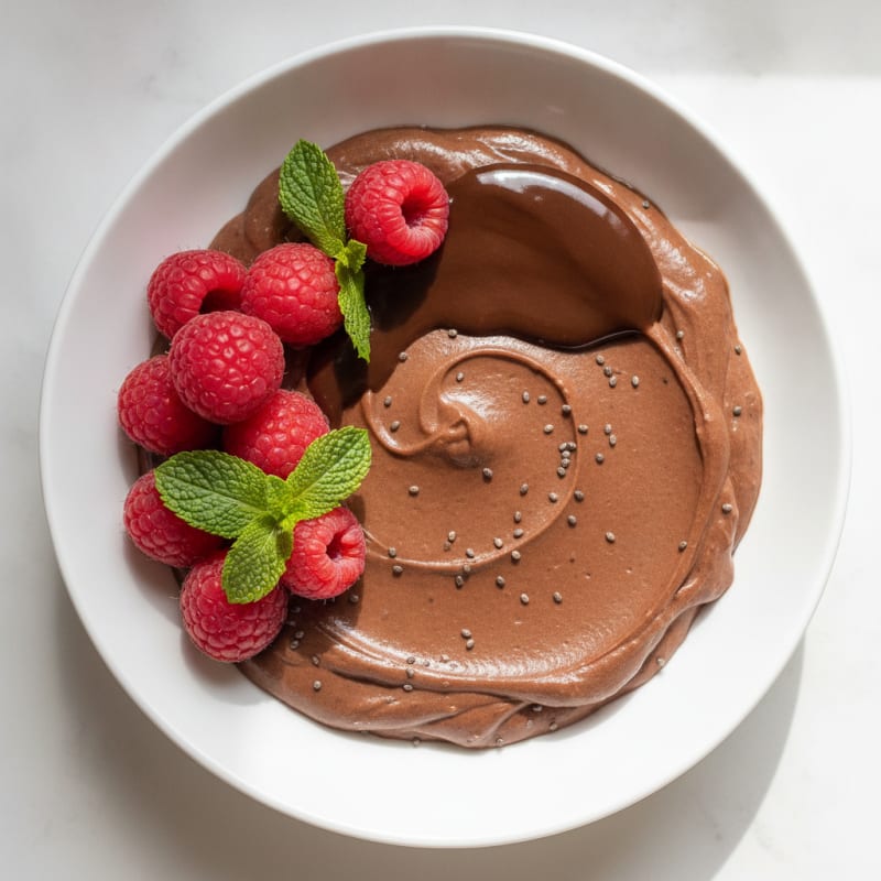 Silky Chocolate Protein Pudding