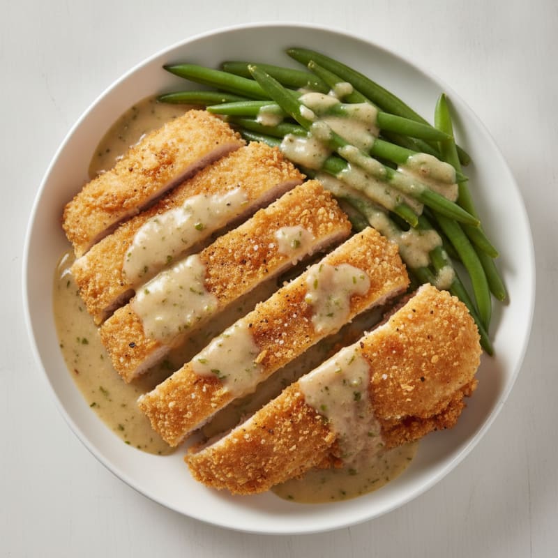Buttermilk Fried Chicken with Creamy Gravy