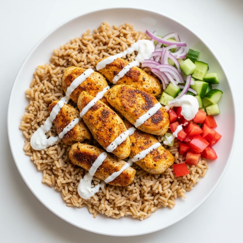 Chicken Shawarma Rice Bowl