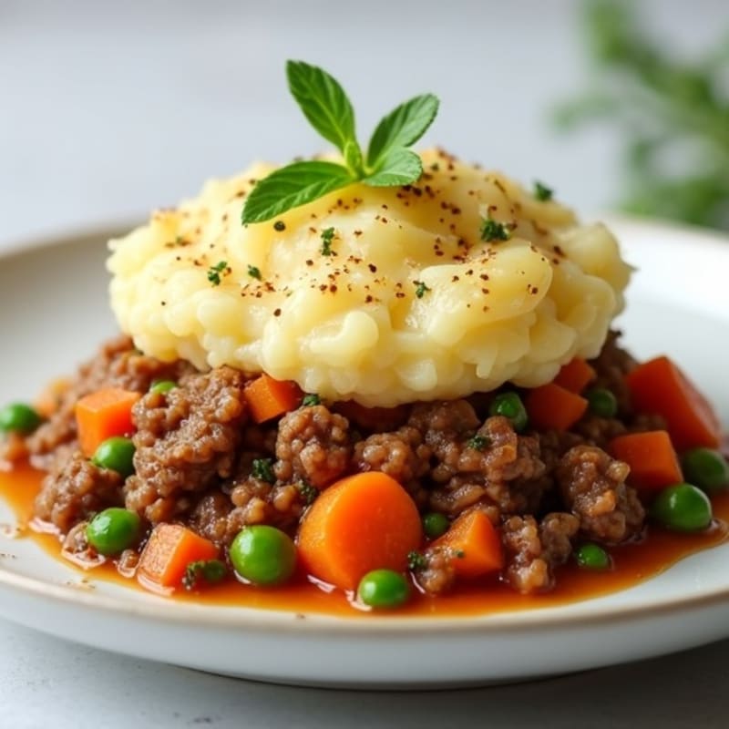 Lean Beef Shepherd's Pie with Creamy Cauliflower Topping