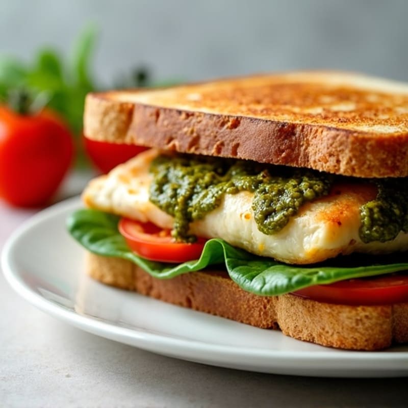 Grilled Pesto Chicken Sandwich