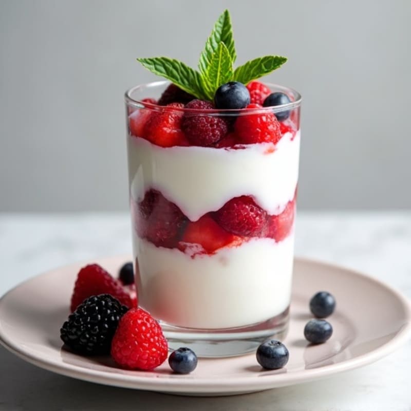 Greek Yogurt and Berry Parfait