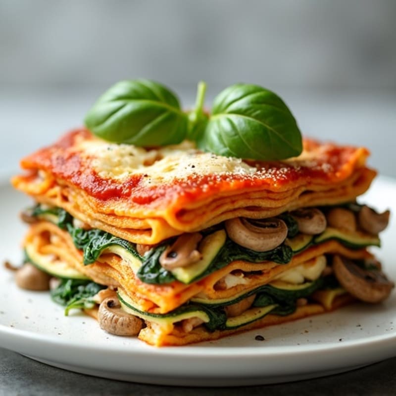 Wholesome Layered Veggie Lasagna