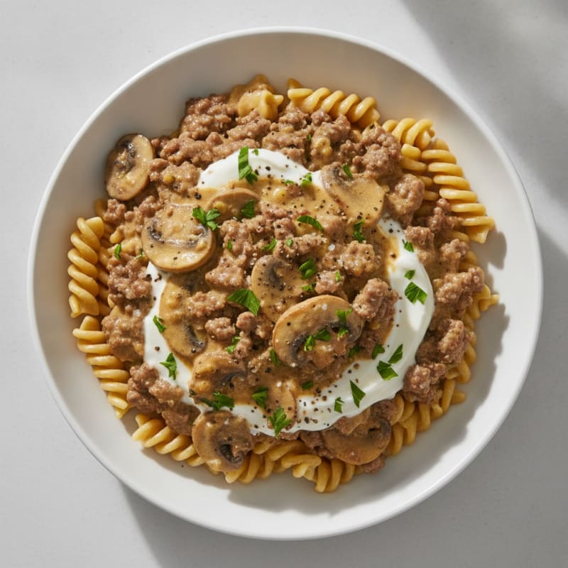 Beef and Mushroom Stroganoff