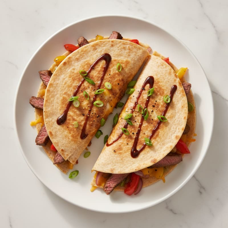 Seared Steak & Pepper Quesadillas