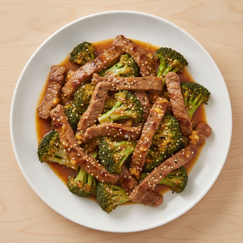 Sesame Beef and Broccoli Stir-Fry