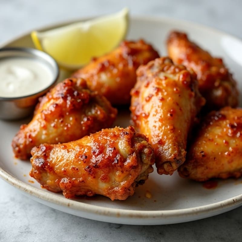 Crispy Baked Honey Garlic Chicken Wings