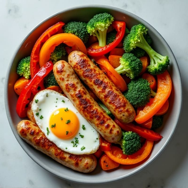 Herb-Roasted Sausage and Sweet Potato Sheet Pan Dinner