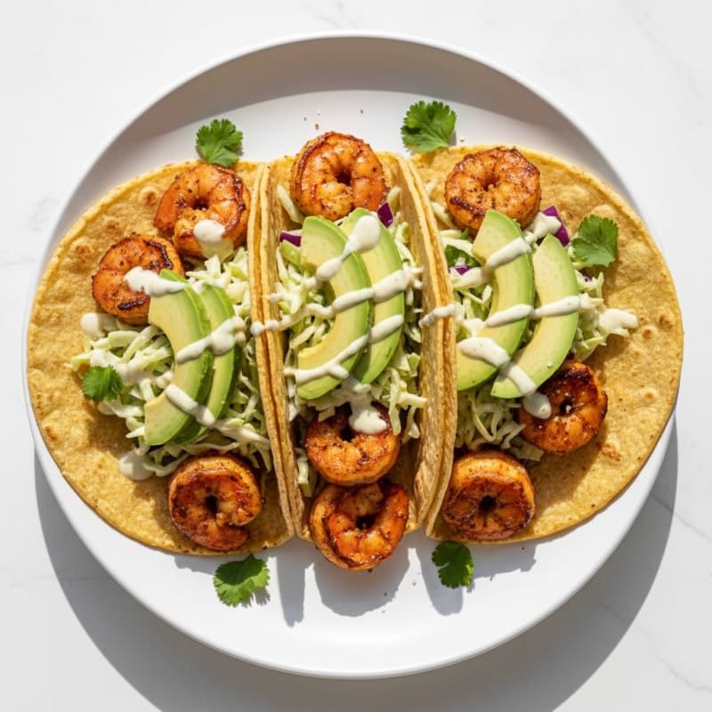 Spicy Chipotle-Lime Shrimp Tacos