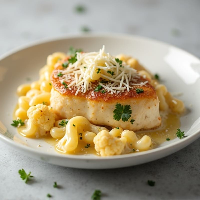 Lightened-Up Creamy Chicken Cauliflower Alfredo