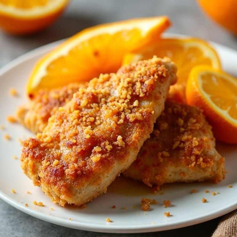 Crispy Air-Fried Orange Chicken