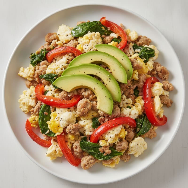 Turkey and Egg White Scramble