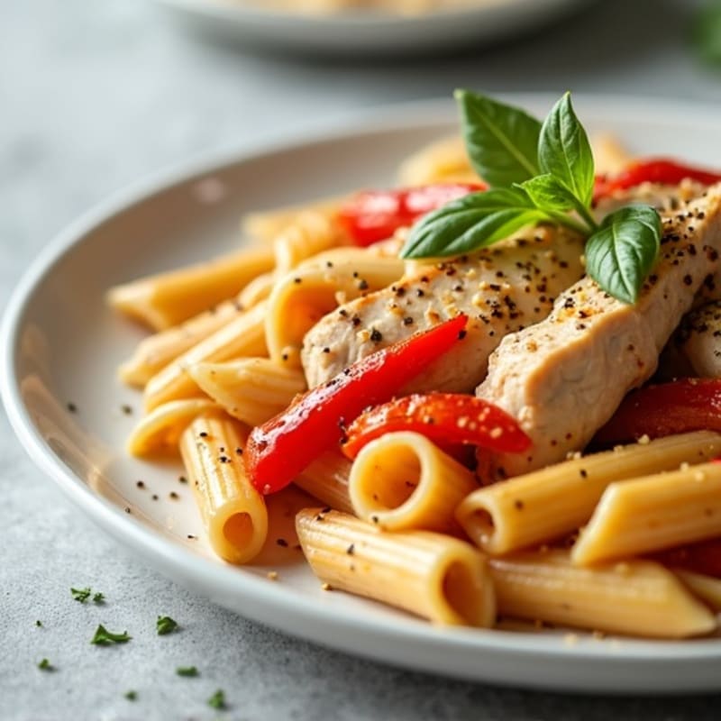 Creamy Cajun Chicken Pasta with Bell Peppers