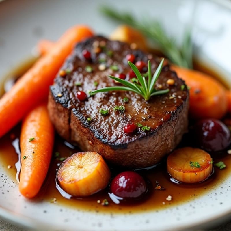 Herb-Roasted Beef with Roasted Root Vegetables