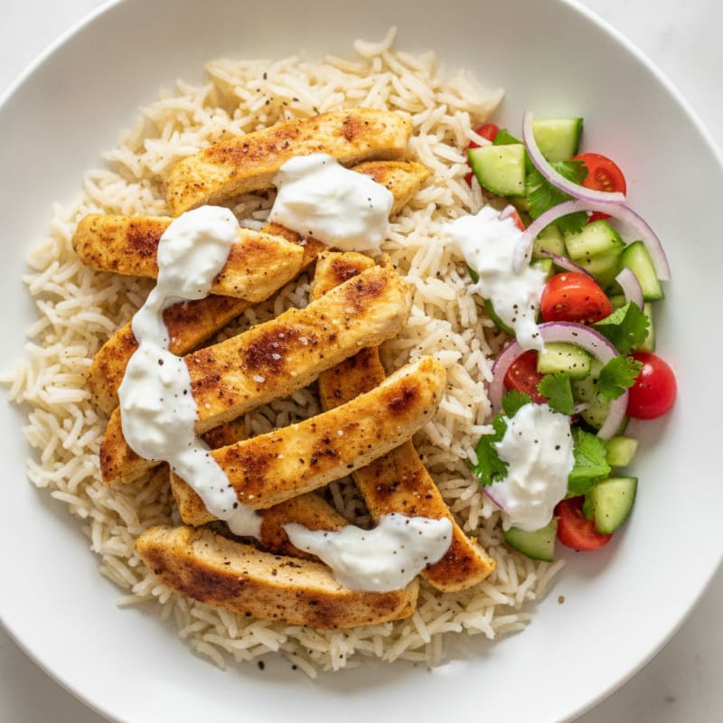 Chicken Shawarma Rice Bowl
