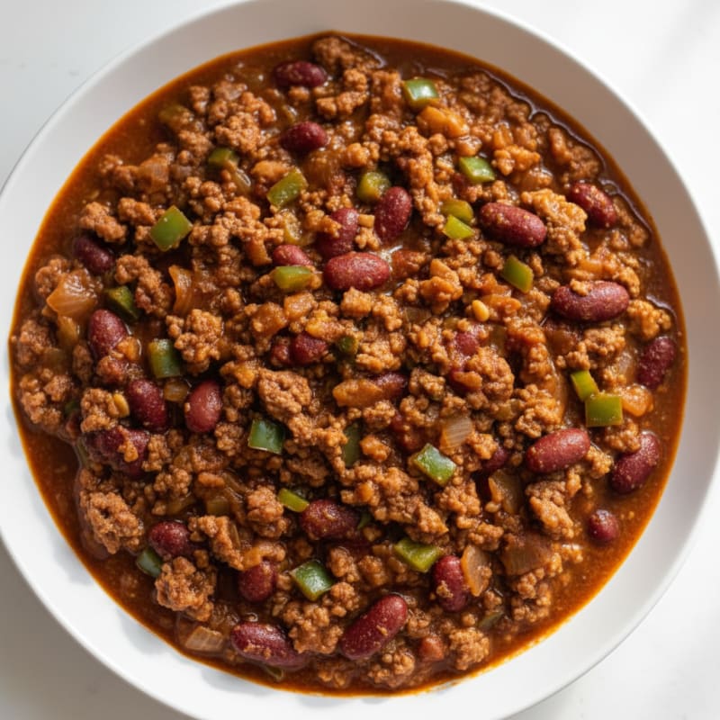 Hearty Slow Cooker Beef Chili