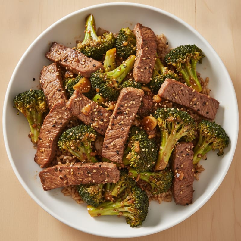 Sesame Beef and Broccoli Stir-Fry