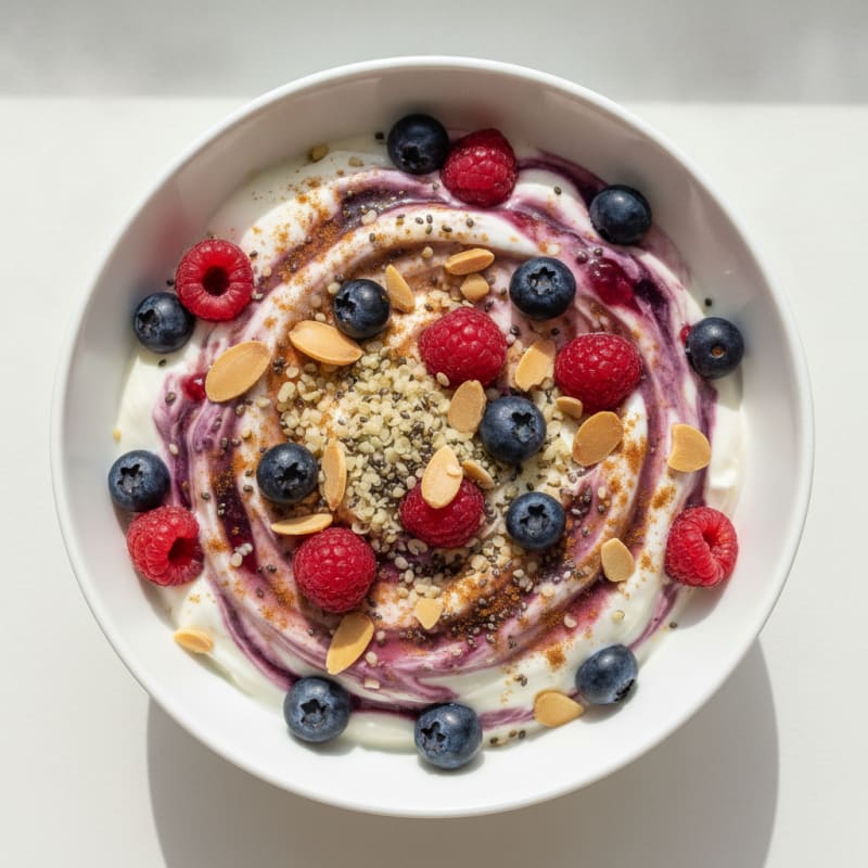 Yogurt Berry Swirl Parfait