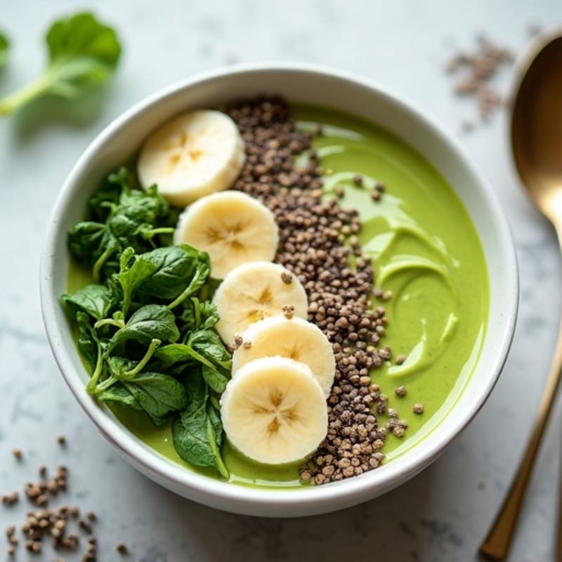 Creamy Matcha Protein Smoothie Bowl