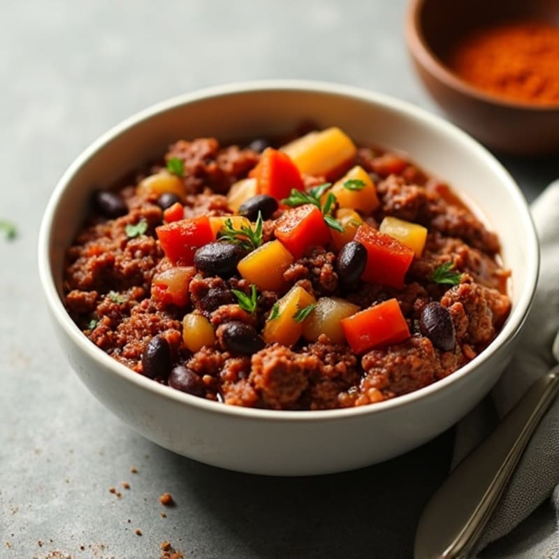 Healthy Homestyle Beef and Bean Chili