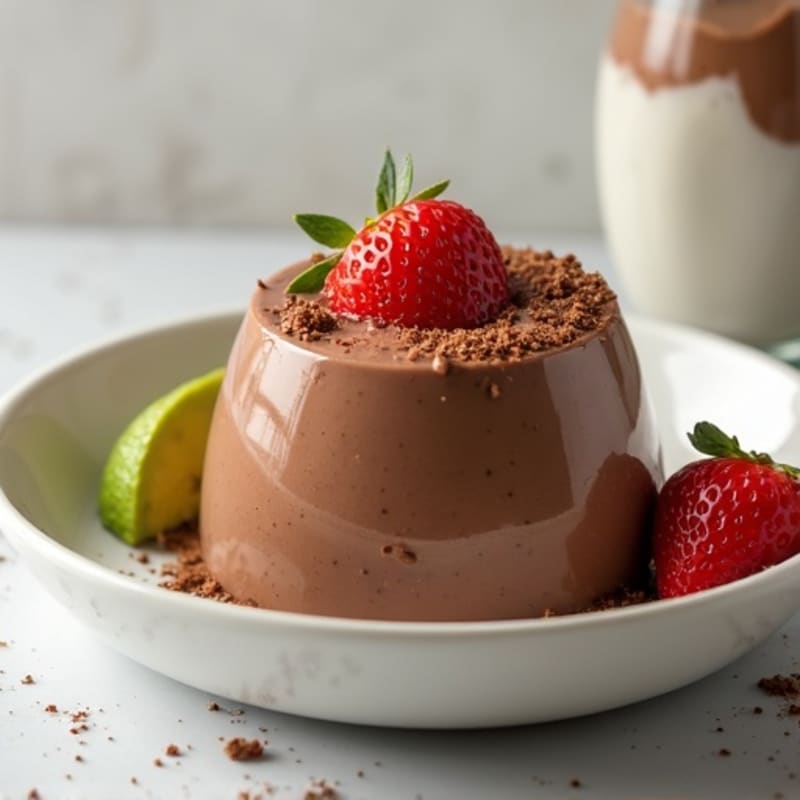 Silky Chocolate Protein Pudding with Greek Yogurt