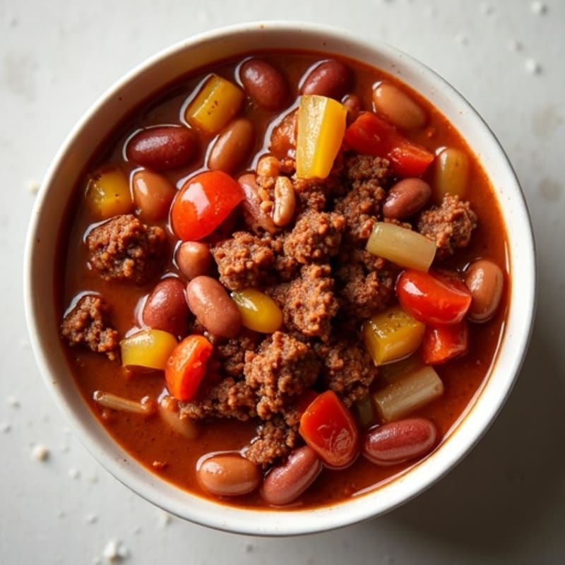 Hearty Lean Ground Beef Chili with Kidney Beans