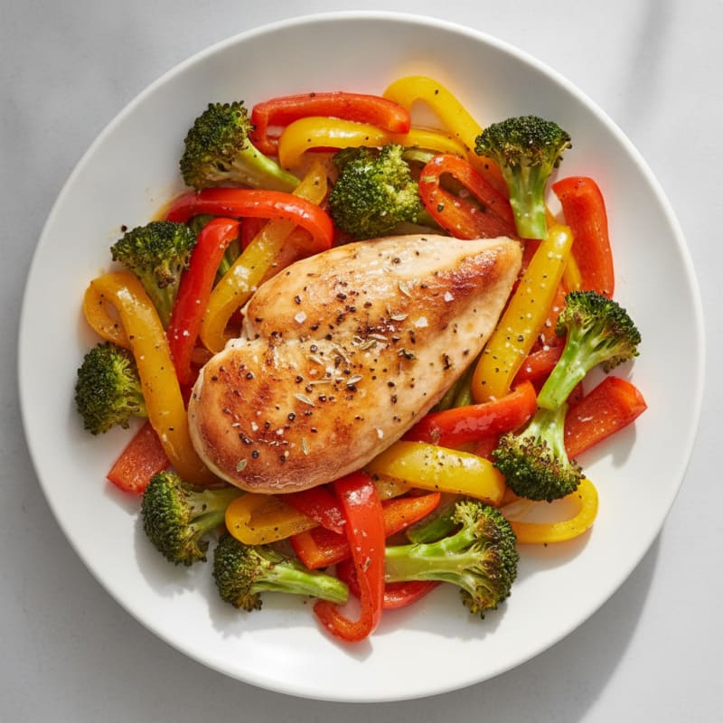 Lemon Herb Chicken with Roasted Vegetables