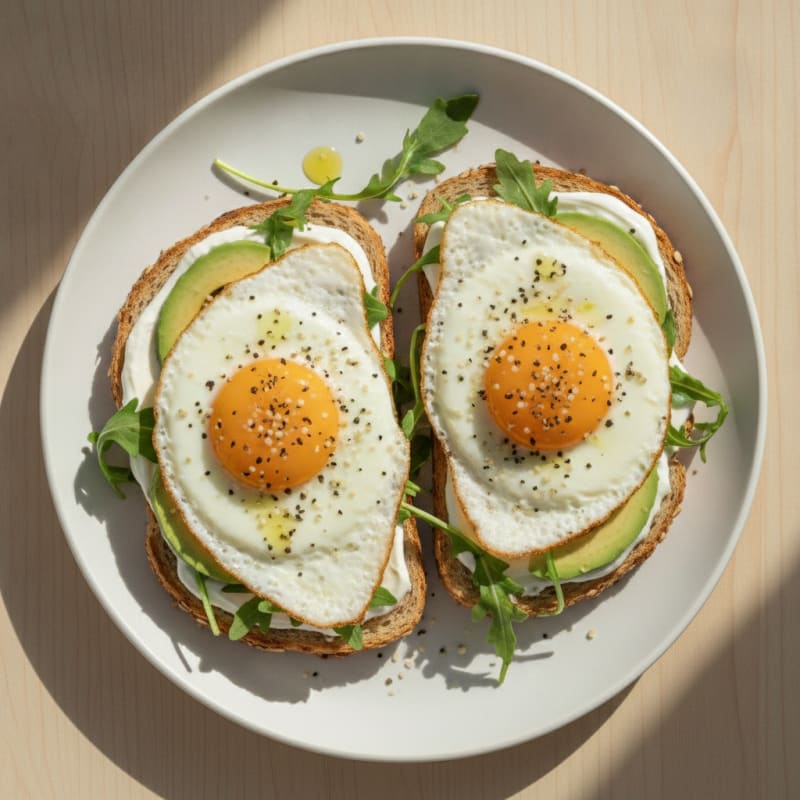 Fried Egg and Oatnut Toast